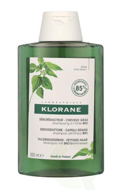 Klorane Oil Control Shampoo With Nettle 200 ml For Oily Hair i gruppen SKÖNHET & HÄLSA / Hår & Styling / Hårvårdsprodukter / Schampo hos TP E-commerce Nordic AB (C66761)