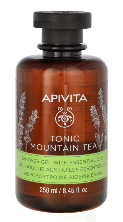 Apivita Tonic Mountain Tea Shower Gel 250 ml i gruppen SKÖNHET & HÄLSA / Hudvård / Kroppsvård / Bad & Duschcreme hos TP E-commerce Nordic AB (C66771)