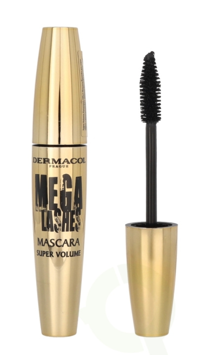 Dermacol Mega Lashes Super Volume Mascara 13 ml Black i gruppen SKÖNHET & HÄLSA / Makeup / Ögon & Ögonbryn / Mascara hos TP E-commerce Nordic AB (C66802)