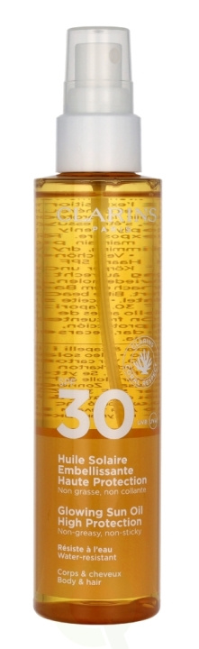 Clarins Beautifying Sun Oil SPF30 150 ml i gruppen SKÖNHET & HÄLSA / Hudvård / Solskydd & Tanning / Solskydd hos TP E-commerce Nordic AB (C66850)