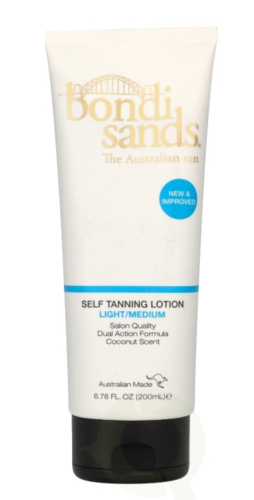 Bondi Sands Self Tanning Lotion 200 ml Light/Medium i gruppen SKÖNHET & HÄLSA / Hudvård / Solskydd & Tanning / Brun utan sol hos TP E-commerce Nordic AB (C66879)