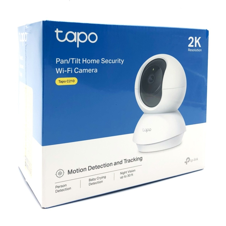 TP-Link Tapo C210 V1 Nätverksövervakningskamera i gruppen HEM, HUSHÅLL & TRÄDGÅRD / Larm & Säkerhet / Övervakningskameror hos TP E-commerce Nordic AB (C67220)