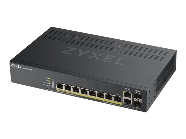 ZyXEL GS1920-8HPv2 Switch 8-port Gigabit PoE+ i gruppen DATORER & KRINGUTRUSTNING / Nätverk / Switchar / 10/100/1000Mbps hos TP E-commerce Nordic AB (C67296)