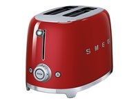 SMEG 50\'s Style TSF01RDEU Brödrost Röd i gruppen HEM, HUSHÅLL & TRÄDGÅRD / Hushållsmaskiner / Brödrostar & Bordsgrillar / Brödrostar hos TP E-commerce Nordic AB (C67306)