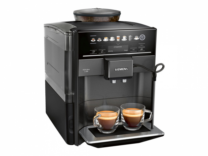 Siemens EQ.6 plus s100 TE651319RW Automatisk kaffemaskin Svart i gruppen HEM, HUSHÅLL & TRÄDGÅRD / Hushållsmaskiner / Kaffemaskiner & Tillbehör / Espressomaskiner hos TP E-commerce Nordic AB (C67369)