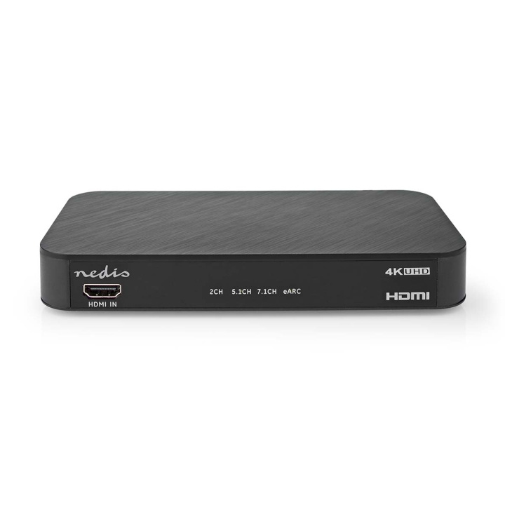 Nedis Digital Audio Omvandlare | Tvåvägs | Anslutningsingång: DC Ström / 1x HDMI™ Ingång | Anslutningsutgång: 1x 3.5 mm / 1x TosLink / 3x HDMI™ Output | Automatisk / Knapp | Antracit i gruppen HEMELEKTRONIK / Kablar & Adaptrar / Ljud Digital hos TP E-commerce Nordic AB (C67490)