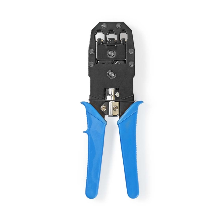 Nedis Crimp pliers | CAT5 / CAT5e / CAT6 / CAT6a / RJ10 / RJ11 / RJ45 | Skärande / Stripp / Tång | ABS / Stål | Blå i gruppen DATORER & KRINGUTRUSTNING / Datorkomponenter / Verktyg & Montering hos TP E-commerce Nordic AB (C67508)