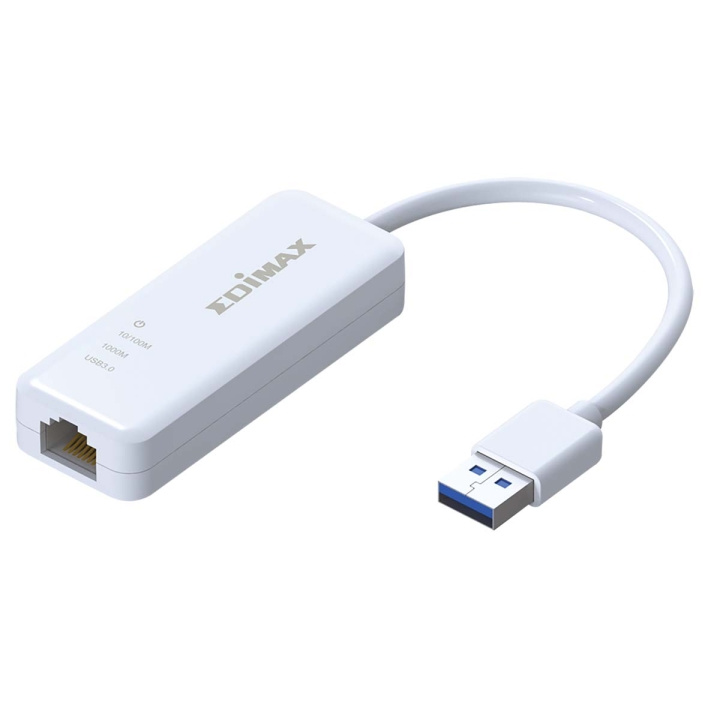 Edimax USB 3.0 Gigabit Ethernet-adapter i gruppen DATORER & KRINGUTRUSTNING / Nätverk / Nätverkskort / USB hos TP E-commerce Nordic AB (C67583)