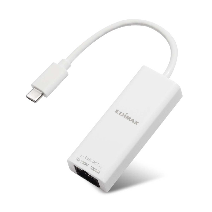 Edimax USB 3.2 Type C to Gigabit Ethernet Adapter i gruppen DATORER & KRINGUTRUSTNING / Nätverk / Nätverkskort / USB hos TP E-commerce Nordic AB (C67584)