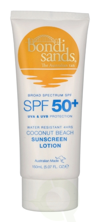 Bondi Sands Sunscreen Lotion SPF50+ 150 ml Coconut i gruppen SKÖNHET & HÄLSA / Hudvård / Solskydd & Tanning / Solskydd hos TP E-commerce Nordic AB (C67708)