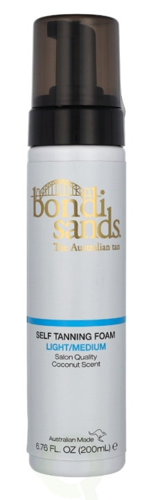 Bondi Sands Self Tanning Foam 200 ml Light/Medium i gruppen SKÖNHET & HÄLSA / Hudvård / Solskydd & Tanning / Brun utan sol hos TP E-commerce Nordic AB (C67719)