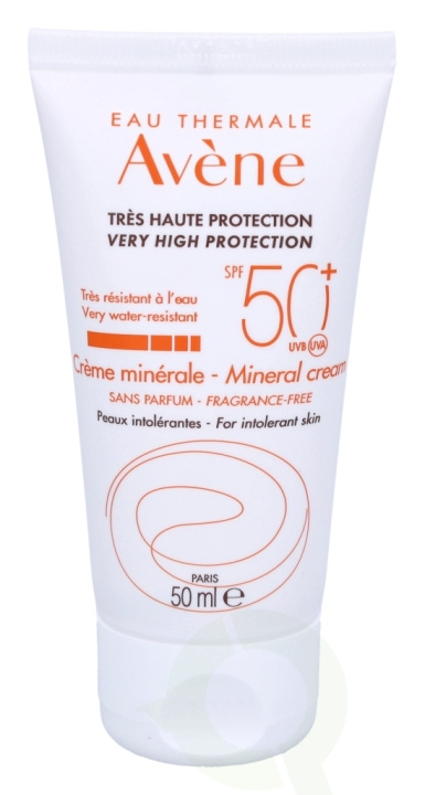 Avene Sun Care Mineral Cream SPF50+ 50 ml i gruppen SKÖNHET & HÄLSA / Hudvård / Solskydd & Tanning / Solskydd hos TP E-commerce Nordic AB (C67730)