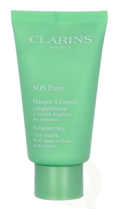 Clarins SOS Pure Rebalancing Clay Mask 75 ml i gruppen SKÖNHET & HÄLSA / Hudvård / Ansiktsvård / Masker hos TP E-commerce Nordic AB (C67740)