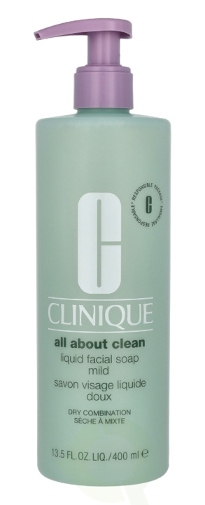 Clinique Liquid Facial Soap - Mild 400 ml Dry Combination - All About Clean i gruppen SKÖNHET & HÄLSA / Hudvård / Ansiktsvård / Rengöring hos TP E-commerce Nordic AB (C67741)