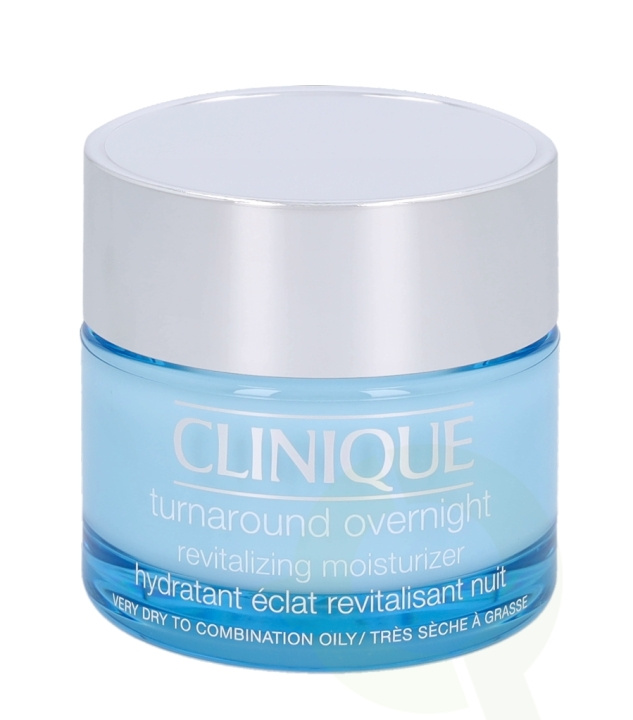 Clinique Turnaround Overnight Revitalizing Moistu. 50 ml Very Dry To Combination Oily i gruppen SKÖNHET & HÄLSA / Hudvård / Ansiktsvård / Nattkräm hos TP E-commerce Nordic AB (C67745)