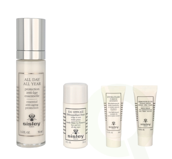 Sisley All Day All Year Discovery Set 100 ml Face Cream 50ml/Cleansing Water 30ml/Flash Effect Mask 10ml/Neck Cream 10ml i gruppen SKÖNHET & HÄLSA / Presentkit / Presentkit För Henne hos TP E-commerce Nordic AB (C67750)