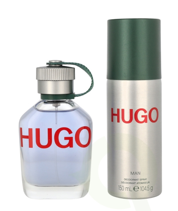 Hugo Boss Hugo Man Giftset 225 ml Edt Spray 75ml/Deo Spray 150ml i gruppen SKÖNHET & HÄLSA / Presentkit / Presentkit För Honom hos TP E-commerce Nordic AB (C67773)