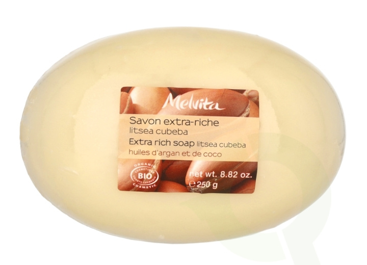 Melvita Extra Rich Soap 250 g With Argan Oil & Coconut i gruppen SKÖNHET & HÄLSA / Hudvård / Kroppsvård / Handtvål hos TP E-commerce Nordic AB (C67785)
