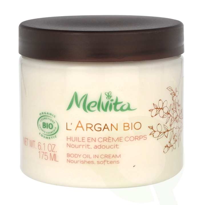 Melvita L\'Argan Bio Body Oil In Cream 175 ml i gruppen SKÖNHET & HÄLSA / Hudvård / Kroppsvård / Body lotion hos TP E-commerce Nordic AB (C67789)