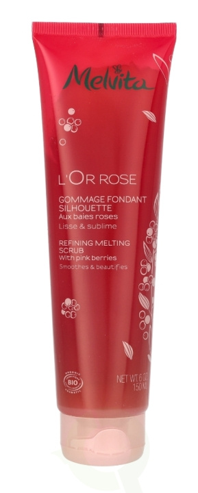 Melvita L\'Or Rose Refining Scrub 150 ml i gruppen SKÖNHET & HÄLSA / Hudvård / Kroppsvård / Body lotion hos TP E-commerce Nordic AB (C67793)