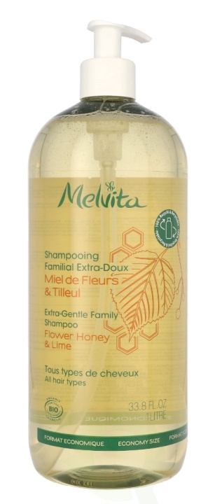 Melvita Extra-Gentle Family Shampoo 1000 ml i gruppen SKÖNHET & HÄLSA / Hår & Styling / Hårvårdsprodukter / Schampo hos TP E-commerce Nordic AB (C67805)