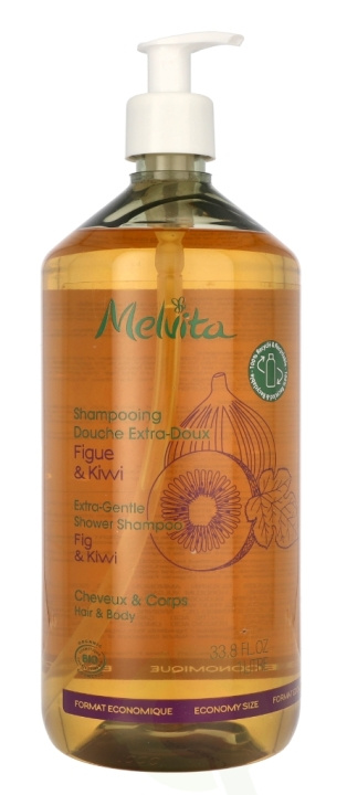 Melvita Extra-Gentle Shower Shampoo 1000 ml i gruppen SKÖNHET & HÄLSA / Hår & Styling / Hårvårdsprodukter / Schampo hos TP E-commerce Nordic AB (C67807)