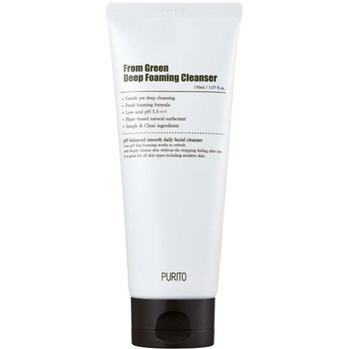 Purito From Green Deep Foaming Cleanser 150ml i gruppen SKÖNHET & HÄLSA / Hudvård / Ansiktsvård / Rengöring hos TP E-commerce Nordic AB (C67823)