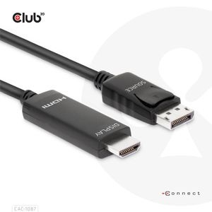 Club 3D CAC-1087 DisplayPort 1.4 to HDMI i gruppen DATORER & KRINGUTRUSTNING / Datorkablar / DisplayPort / Kablar hos TP E-commerce Nordic AB (C67842)
