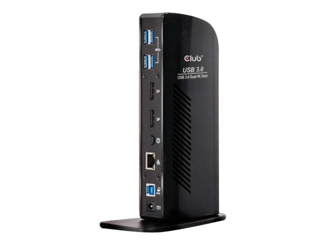 Club 3D USB 3.0 Dual Display 4K60Hz Dock i gruppen DATORER & KRINGUTRUSTNING / Bärbara datorer & tillbehör / Dockningsstation hos TP E-commerce Nordic AB (C67882)