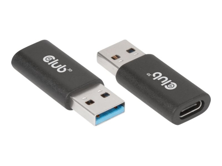 Club 3D USB 3.2 Gen 1 USB-C-adapter Svart i gruppen DATORER & KRINGUTRUSTNING / Nätverk / Nätverkskort / USB Trådlösa hos TP E-commerce Nordic AB (C67908)