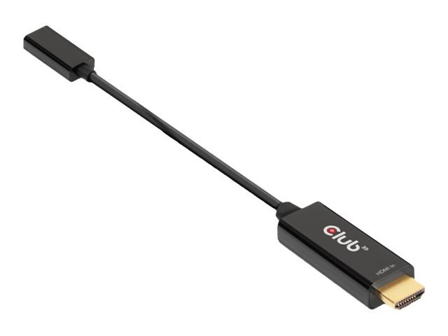 Club 3D Videoadapterkabel HDMI / USB 22cm Black i gruppen HEMELEKTRONIK / Kablar & Adaptrar / HDMI / Adaptrar hos TP E-commerce Nordic AB (C67921)