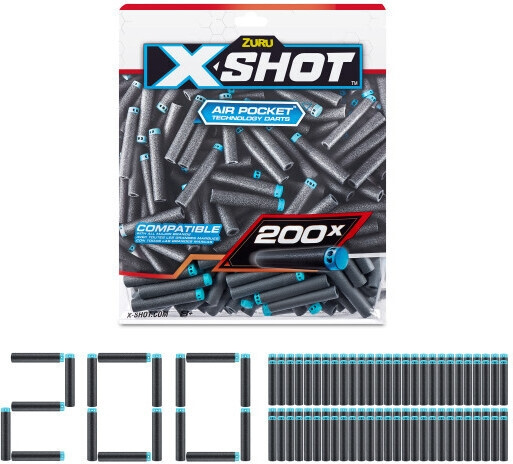 X-Shot Excel Foam Darts - refillförpackning, 200 skott i gruppen LEKSAKER, BARN- & BABYPRODUKTER / Leksaker / Leksaker hos TP E-commerce Nordic AB (C68048)
