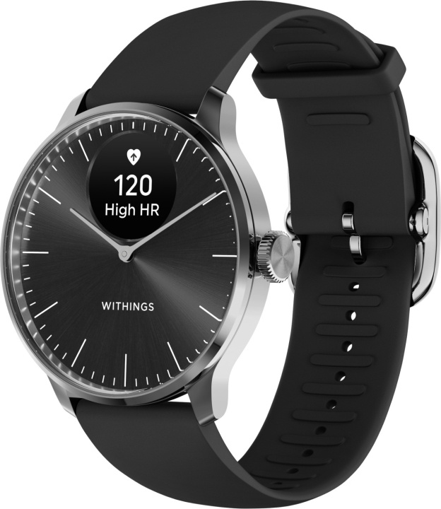 Withings Scanwatch Light smartklocka, 37 mm, svart i gruppen SPORT, FRITID & HOBBY / Smartwatch & Aktivitetsarmband / Smartwatches hos TP E-commerce Nordic AB (C68050)