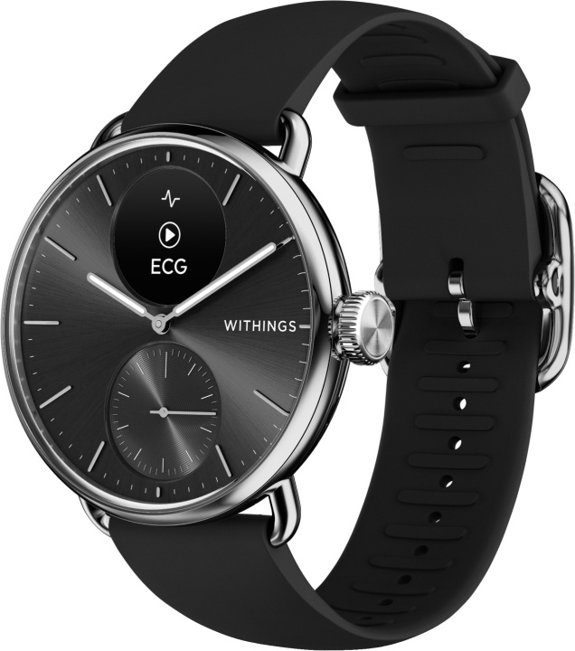 Withings Scanwatch 2 smartklocka, 38 mm, svart i gruppen SPORT, FRITID & HOBBY / Smartwatch & Aktivitetsarmband / Smartwatches hos TP E-commerce Nordic AB (C68053)