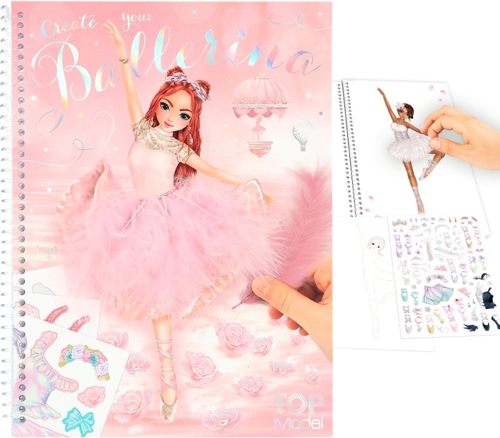 TOPModel designbok, ballerina i gruppen LEKSAKER, BARN- & BABYPRODUKTER / Leksaker / Pyssel hos TP E-commerce Nordic AB (C68216)