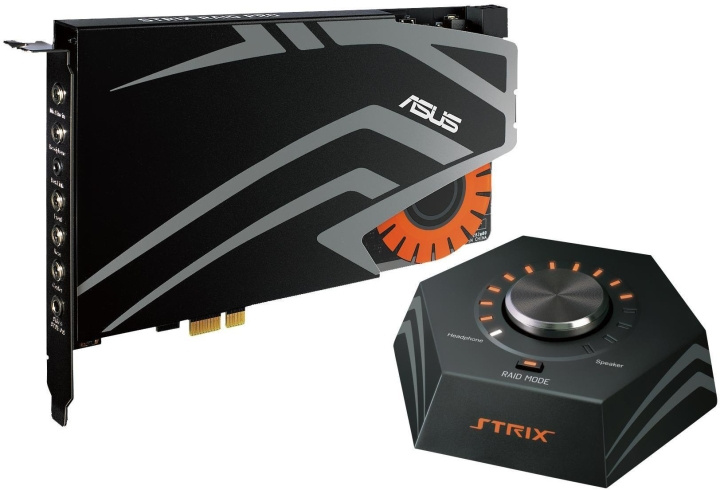 ASUS STRIX RAID PRO ljudkort/högtalarförstärkare för PCI-e-buss i gruppen DATORER & KRINGUTRUSTNING / Datorkomponenter / Ljudkort hos TP E-commerce Nordic AB (C68252)