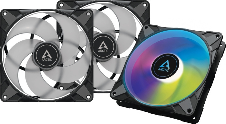 Arctic Cooling Arctic P14 PWM PST A-RGB 0dB fläktsats, 140 mm, svart, 3-pack i gruppen DATORER & KRINGUTRUSTNING / Datorkomponenter / Kylning / Chassifläktar hos TP E-commerce Nordic AB (C68337)