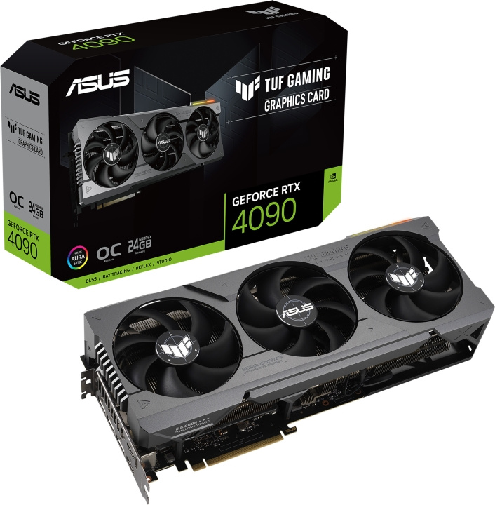 ASUS GeForce TUF-RTX4090-O24G-GAMING grafikkort i gruppen DATORER & KRINGUTRUSTNING / Datorkomponenter / Grafikkort hos TP E-commerce Nordic AB (C68381)