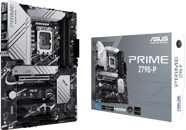 ASUS PRIME Z790-P ATX-moderkort i gruppen DATORER & KRINGUTRUSTNING / Datorkomponenter / Moderkort hos TP E-commerce Nordic AB (C68391)