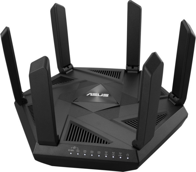 ASUS RT-AXE7800 Tri-band WiFi 6E router i gruppen DATORER & KRINGUTRUSTNING / Nätverk / Routrar hos TP E-commerce Nordic AB (C68505)