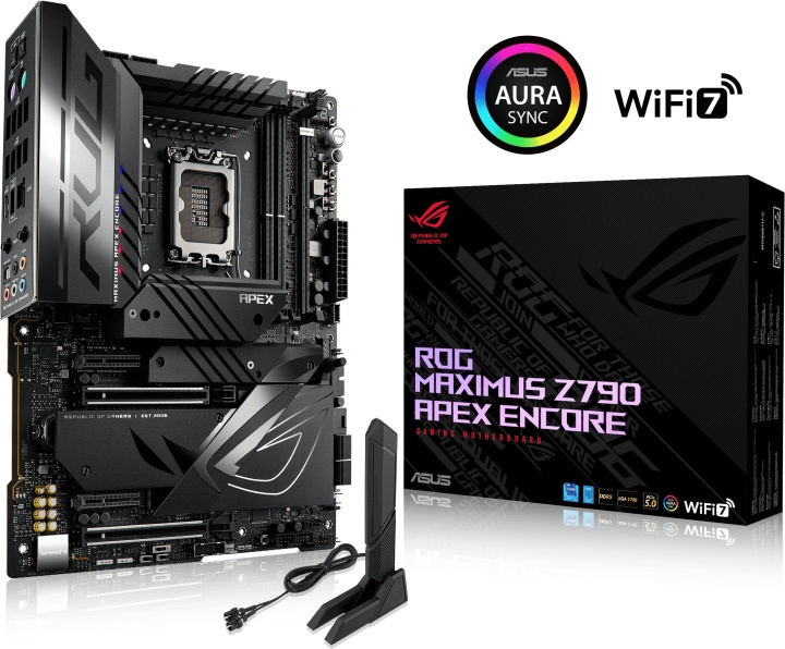 ASUS ROG Maximus Z790 Apex Encore ATX-moderkort i gruppen DATORER & KRINGUTRUSTNING / Datorkomponenter / Moderkort hos TP E-commerce Nordic AB (C68523)