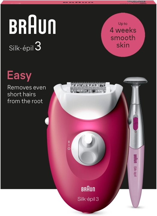 Braun Silk Epil 3 3-202 epilator i gruppen SKÖNHET & HÄLSA / Hår & Styling / Hårborttagning / Epilatorer hos TP E-commerce Nordic AB (C68597)