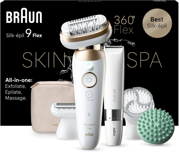 Braun Silk-épil 9 3D Flex SkinSpa 9-481 epilator i gruppen SKÖNHET & HÄLSA / Hår & Styling / Hårborttagning / Epilatorer hos TP E-commerce Nordic AB (C68600)