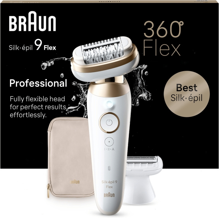 Braun Silk Epil 9 Flex 3D 9-041 epilator i gruppen SKÖNHET & HÄLSA / Hår & Styling / Hårborttagning / Epilatorer hos TP E-commerce Nordic AB (C68601)