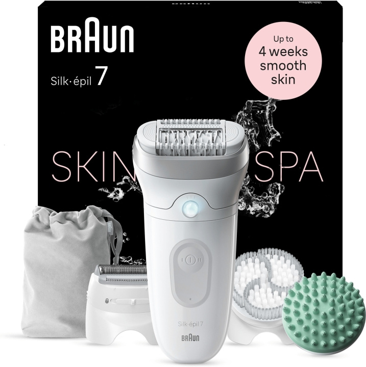 Braun Silk Epil 7 SkinSpa 7-081 epilator i gruppen SKÖNHET & HÄLSA / Hår & Styling / Hårborttagning / Epilatorer hos TP E-commerce Nordic AB (C68605)