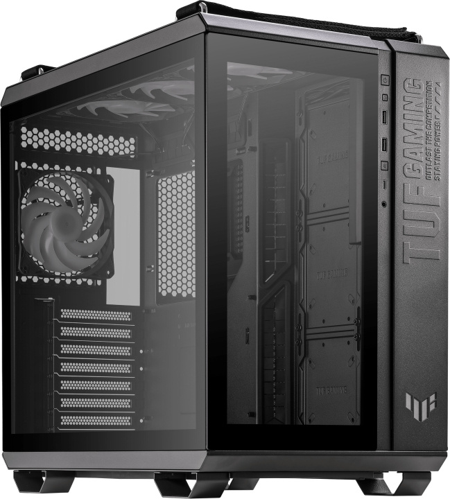 ASUS TUF Gaming GT502 PLUS TG ARGB ATX-chassi med fönster, svart i gruppen DATORER & KRINGUTRUSTNING / Datorkomponenter / Datorchassi hos TP E-commerce Nordic AB (C68607)