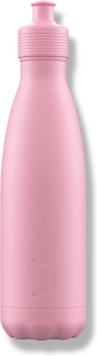 Chilly\'s Bottles Chilly\'s Sports termosflaska, rosa, 500 ml i gruppen SPORT, FRITID & HOBBY / Friluftsliv / Termosar & Vattenflaskor hos TP E-commerce Nordic AB (C69050)