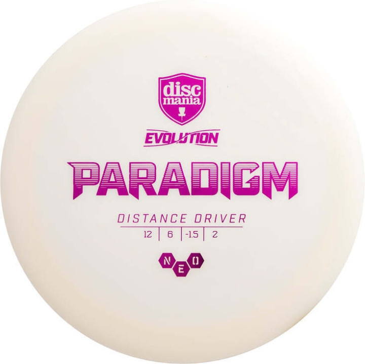 Discmania Evolution Neo Paradigm-driver vit i gruppen SPORT, FRITID & HOBBY / Sportutrustning / Frisbeegolf hos TP E-commerce Nordic AB (C69081)