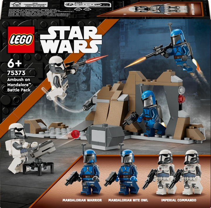 LEGO Star Wars 75373 - Bakhåll på Mandalore - stridssats i gruppen LEKSAKER, BARN- & BABYPRODUKTER / Leksaker / Byggleksaker / Lego hos TP E-commerce Nordic AB (C69251)