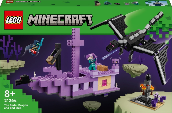 LEGO Minecraft 21264 - Ödla och spindelfartyg i gruppen LEKSAKER, BARN- & BABYPRODUKTER / Leksaker / Byggleksaker / Lego hos TP E-commerce Nordic AB (C69254)